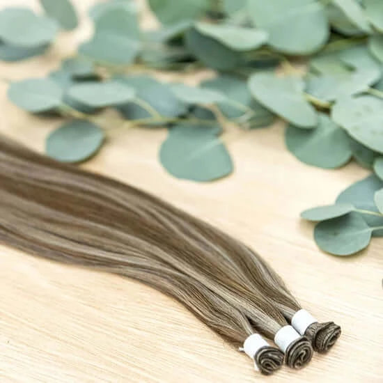 26 INCH CUSTOM HANDTIED NOW SOLD IN 100 GRAM BUNDLE PACKS WITH 5 WEFTS IN EACH ORDER. CUSTOM ORDERS MAY TAKE 2 WEEKS FOR ORDERING PLUS SHIPPING TO ARRIVE. HANDTIED HAIR EXTENSIONS ARE A LUXURY EXTENSION AS THEY ARE THE MOST NATURAL & ORGANICALLY MADE WITH